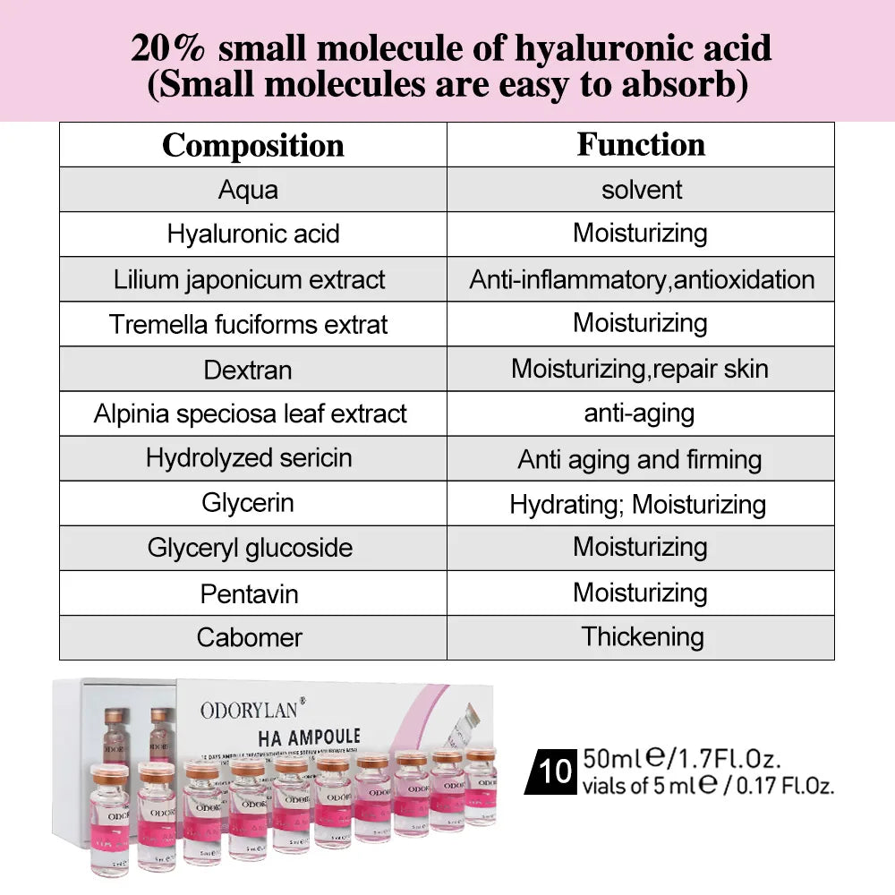 Hyaluronic Acid Hydrating & Firming Face Serum